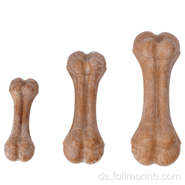 Holzknochen Molaren Zähne Reinigung Hundekauspielzeug